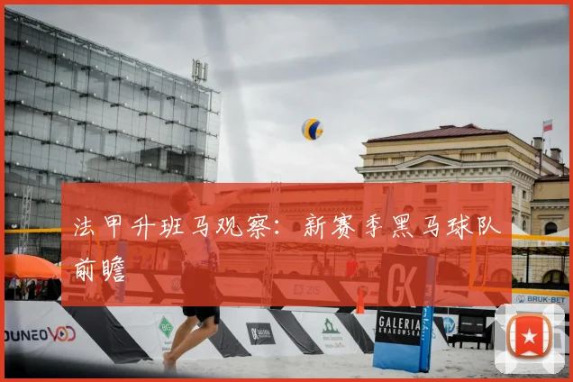 法甲升班马观察:新赛季黑马球队前瞻